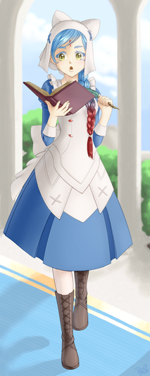 Third ever commission I did for my friend. Lilith from Fire Emblem.