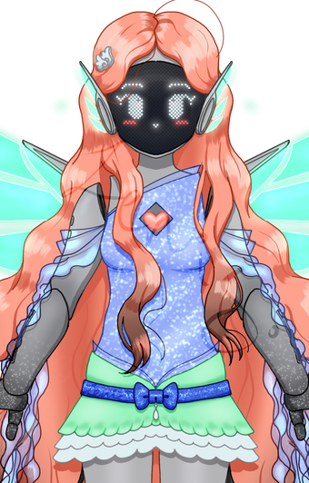 Portrait of my Pngtuber avatar